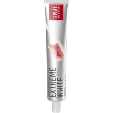 Splat Extreme White Whitening Toothpaste, With Fluoride, Mint Flavor 75 Ml