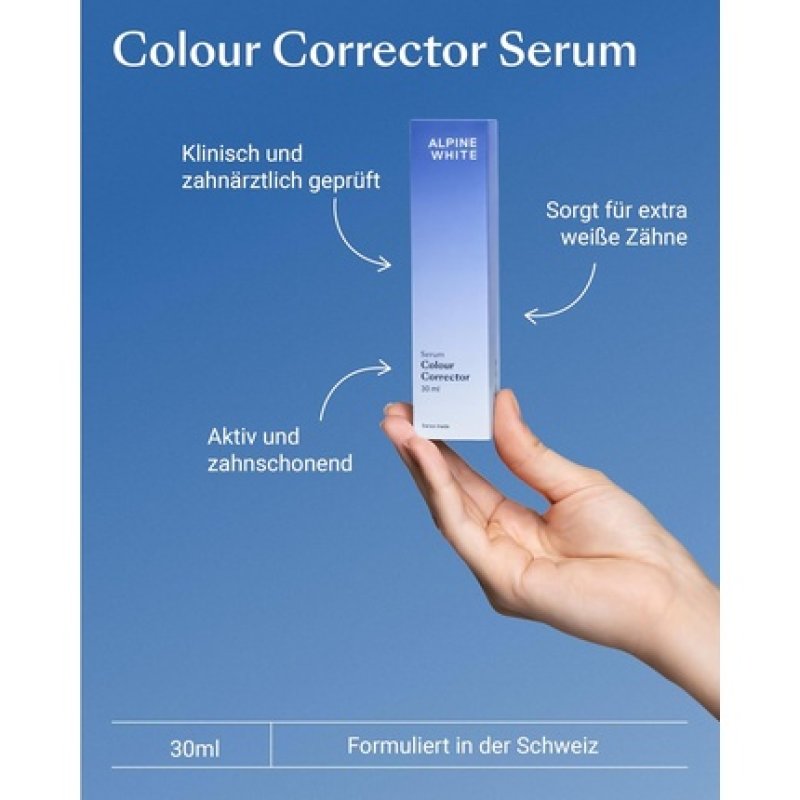 Alpine White Colour Corrector Serum - The Silver Shampoo for White Teeth