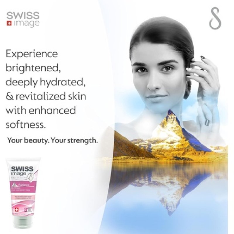 Swissimage Body Care Radiance Whitening Face, Hand & Body Cream - Natural