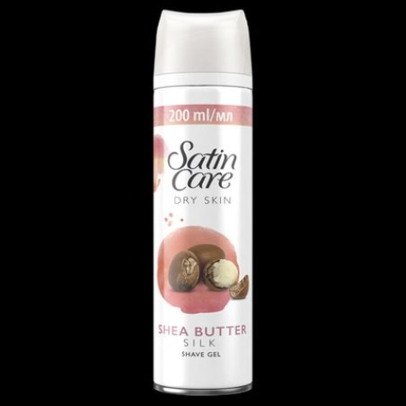 Satin Care Shea Butter Shaving Gel for Dry Skin 200ml