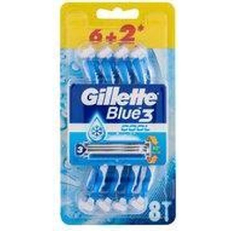 Gillette Disposable Blades Men - Blue3 Cool - 6 2 Pcs