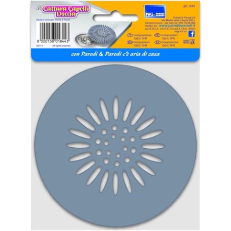 Universal Hair Drain Filter Shower Drain Protector with Tab Capture Hair for Bathtub Prevents Clogging Drain
