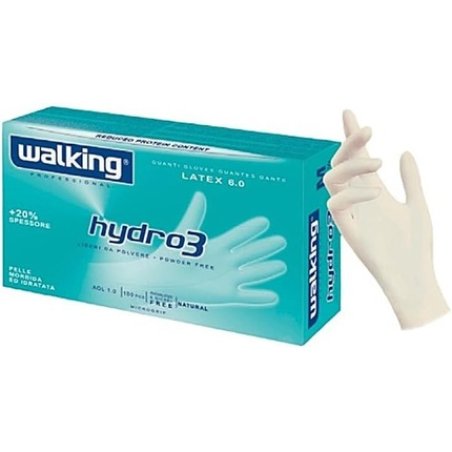 Walking Gloves X 100 Hydro S Latex for the Garden - Pack of 100