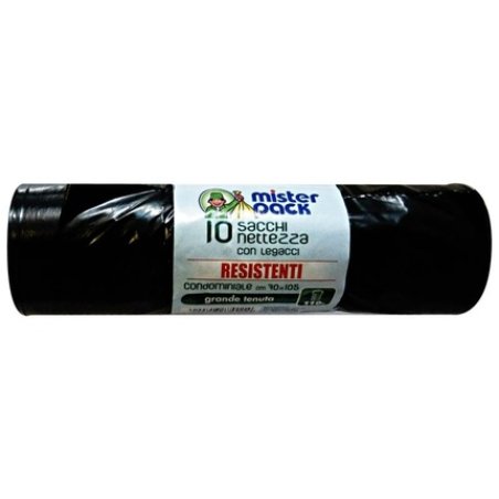 Trash Bags 70x105 Black Heavy Duty - Mister 10