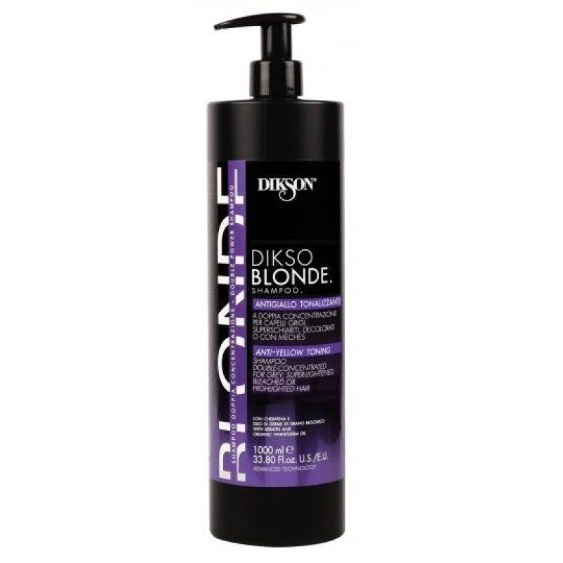 Dikson Dikso Blonde Anti-Yellow Toning 1000 ml Shampoing Professionnel Femmes