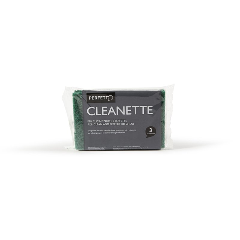 Perfetto Abrasive Fiber Cleanette Set 10 X 15 Cm, Multicolored, One Size