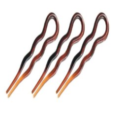 Lotus Wavy Hairpins - 6 Pieces