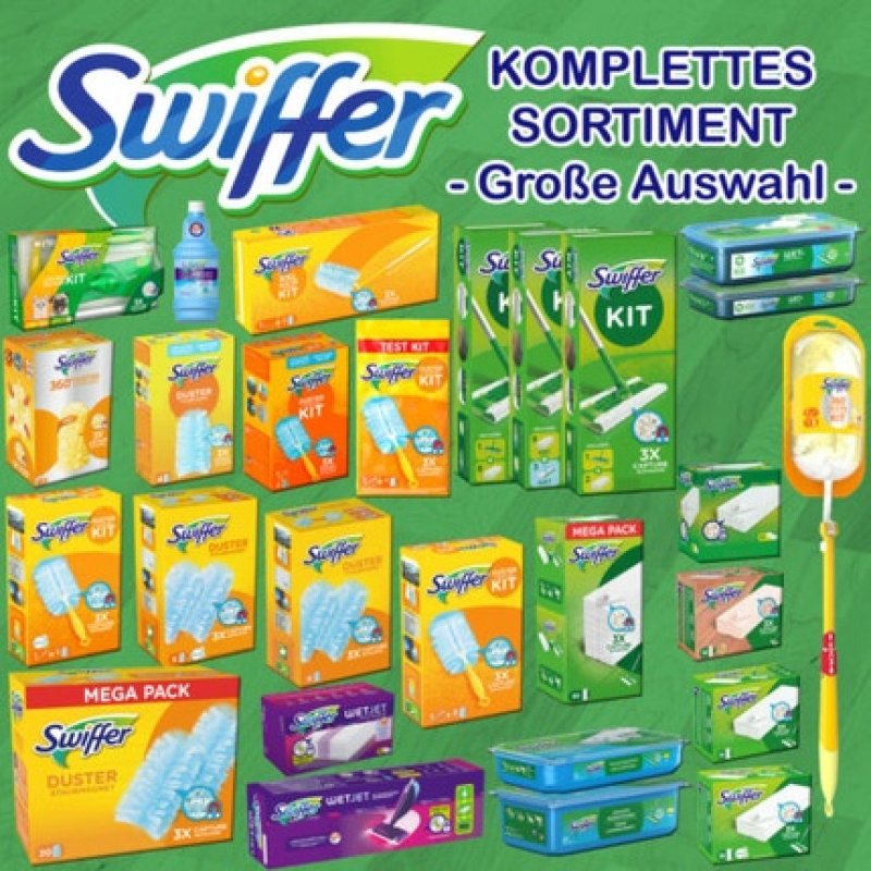 Swiffer Complete Range of Dust Magnets and Floor Mop Cloths