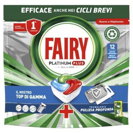 Fairy Platinum Plus Classic Dishwasher Tabs 12 pcs