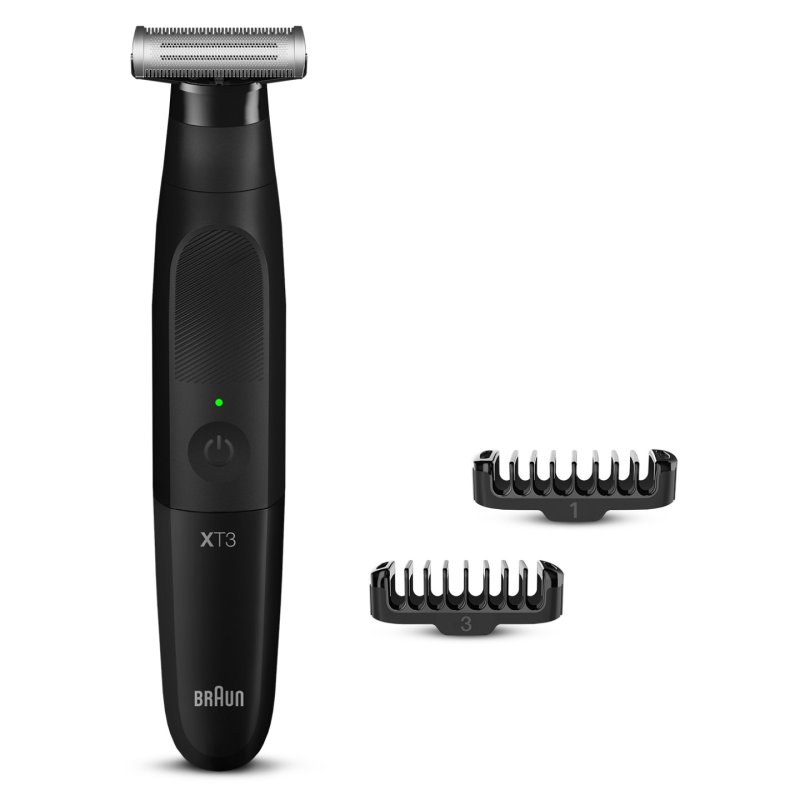 Braun XT3100 tondeuse à barbe Batterie 3 mm Mouillé & sec Noir
