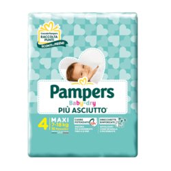 Pampers Baby Dry Diapers Maxi 18 Pieces