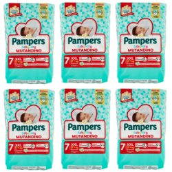 Pampers Baby-Dry Mutandino Size 7 Diapers XXL 17 Kg