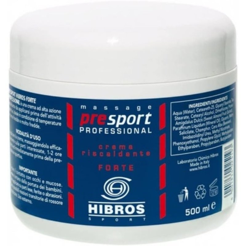 HIBROS Sport PreSport Strong Professional Warming Cream 500ml