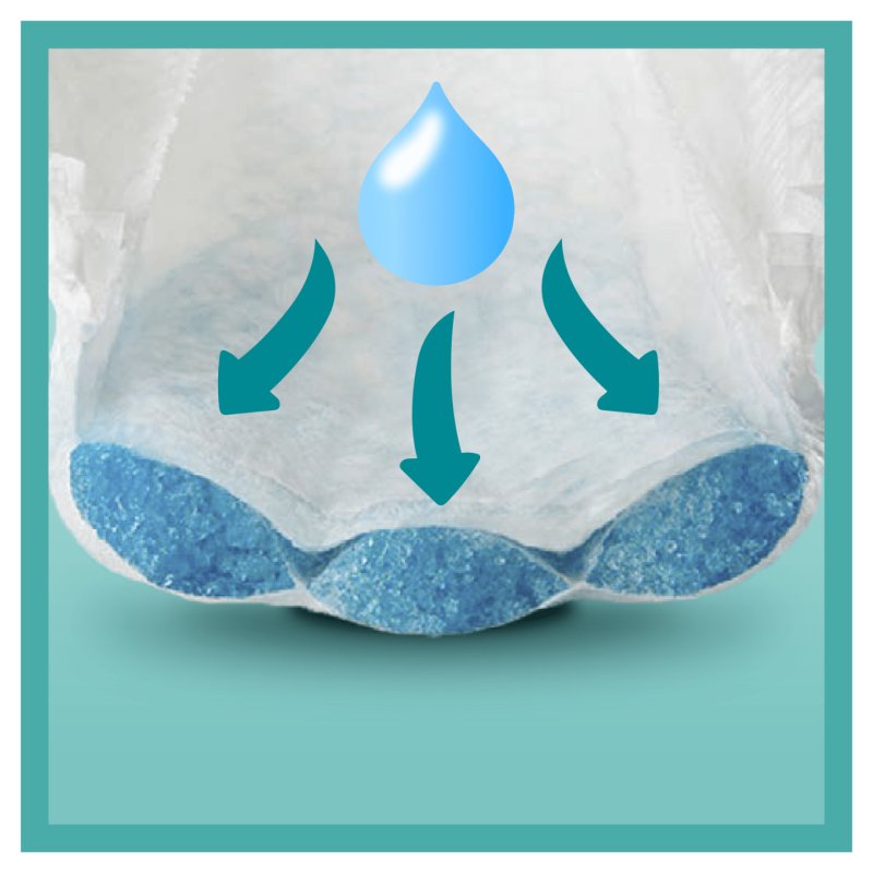 Pampers Baby-Dry Size 1 Diapers 21 Diapers Up to 12 Hours All-Around Leak Protection 2-5kg