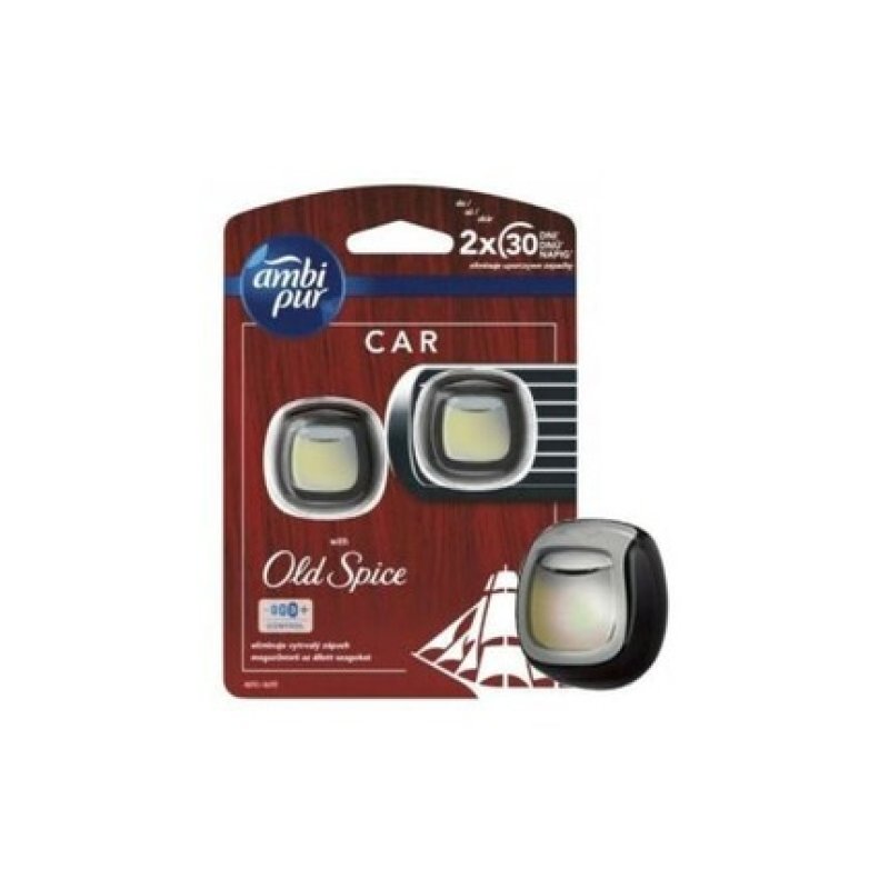 Ambi Pur Old Spice Car Vent Air Freshener Kit 2ml - Pack of 2