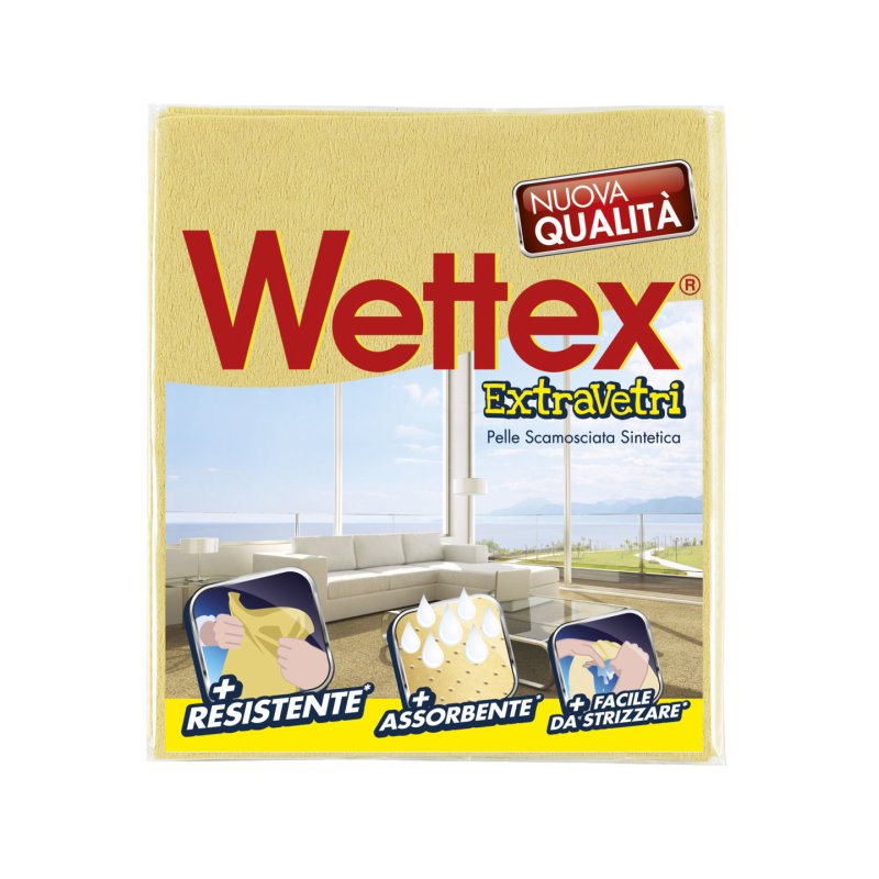 Wettex Microfiber Cloth For Cleaning The Inside Of The Window