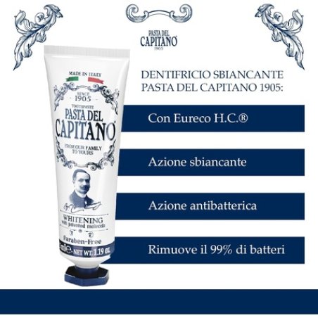 Pasta del Capitano 1905 Whitening Toothpaste 25ml