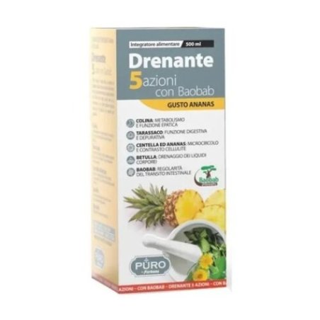 FORHANS Puro 5 Actions with Baobab Draining Supplement 500ml