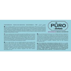 Puro Lemon Ice Toothpaste Fresh Gel Toothpaste 117ml Lemon and Mint