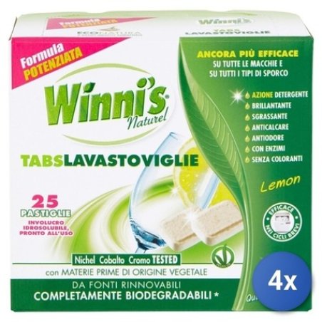 Winni's Tabs Dishwasher Lemon 25 Pieces