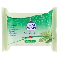 Fresh & Clean Milleusi Wipes 20 Pieces White Musk Cosmetic Product