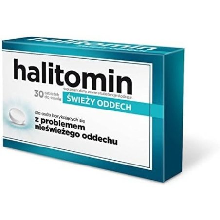 Halitomin Lozenges 30 Count - Helps Maintain Fresh Breath