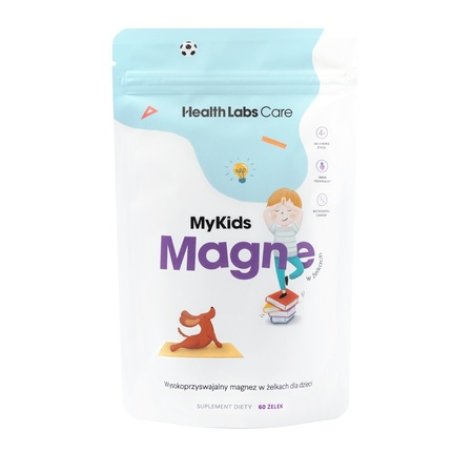 Healthlabs Mykids Magne Magnesium Dietary Supplement 60 Chewable Tablets