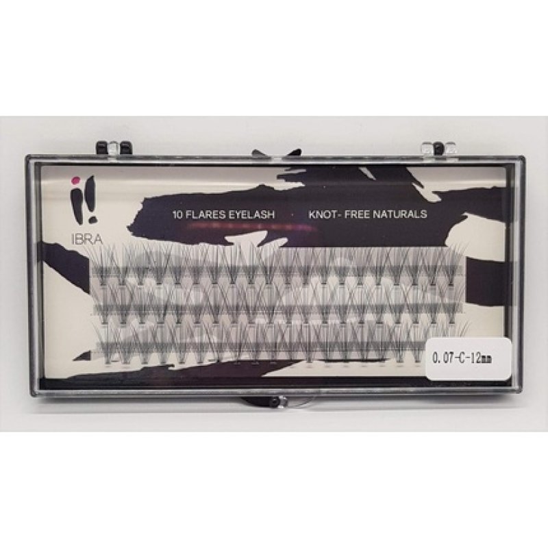 Eyelash Tube Super Naturals Knot 0.07-C 12mm Ibra Makeup