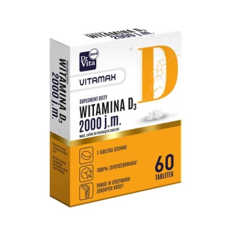 Vitamax Vitamin D 2000 Iu Dietary Supplement - 60 Tablets