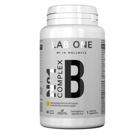 Lab One No. 1 Complex B Choline Inositol B3 Dietary Supplement - 60 Capsules