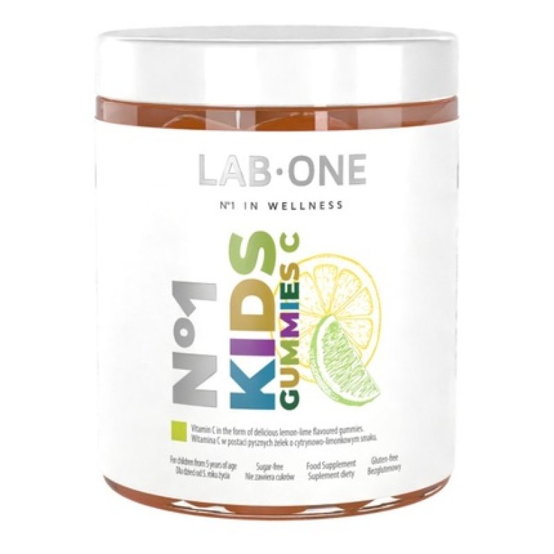 Lab One No. 1 Kidsgummies Vitamin C Dietary Supplement Lemon-Lime Flavor 60 Gummies