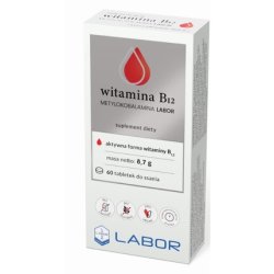 Labor Vitamin B12 Methylcobalamin 60 Lozenges