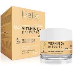 Delia Cosmetics Vitamin D3 Precursor Anti-Wrinkle Normalizing Night Cream for All Skin Types 50ml