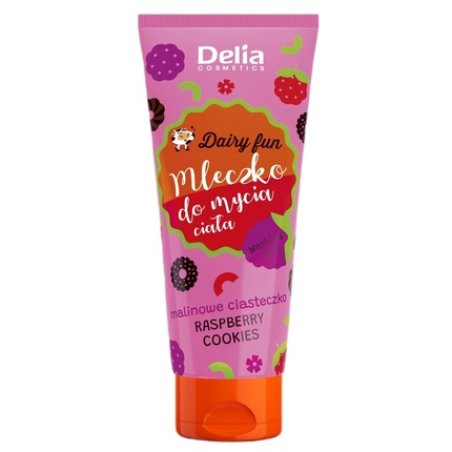 Deliadairy Fun Body Wash Raspberry Cookie - 200ml