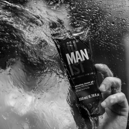 HUMANIST Men's Care Refreshing Shower Gel Moisturizes Smooths Amino Acid Complex Sorbitol 200ml