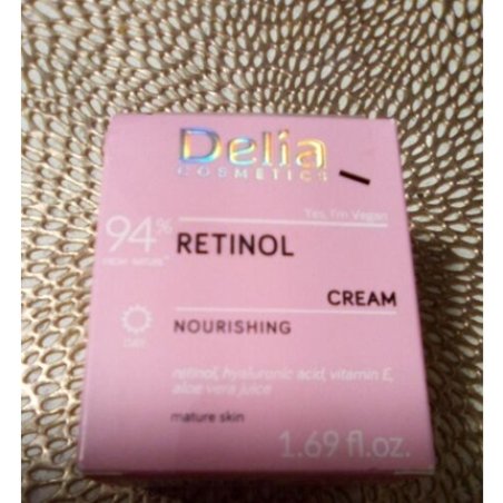 Delia Retinol Face Cream with Retinol, Hyaluronic Acid, and Vitamin E