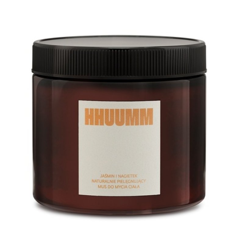 Hhuumm Natural Body Wash Mousse Jasmine And Marigold 200ml