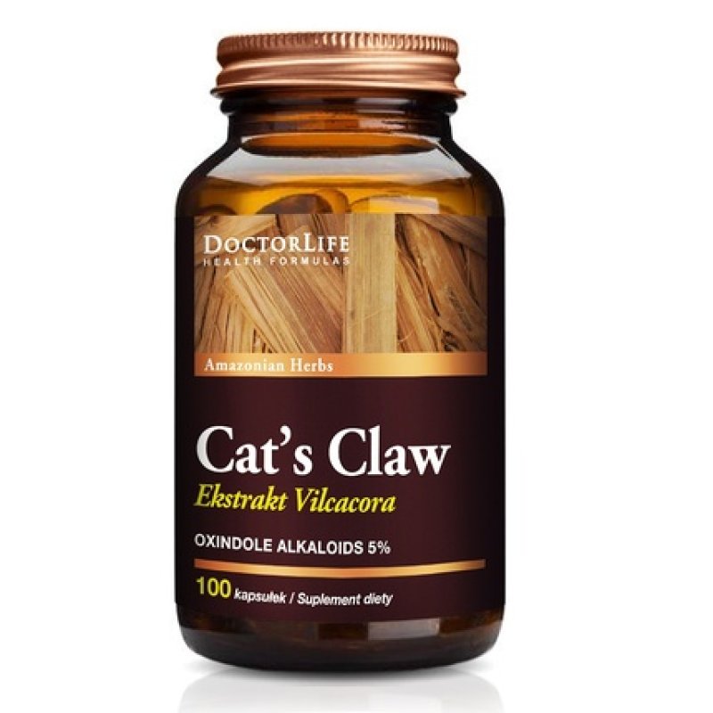 Doctor Life Cats Claw Extract 6000mg Dietary Supplement - 100 Capsules