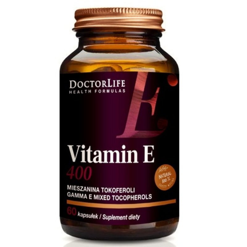 Doctor Life Vitamin E-400 268mg Dietary Supplement - 100 Capsules