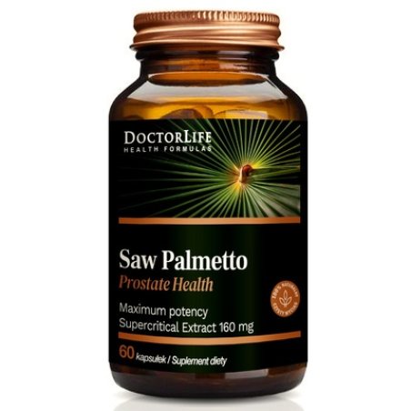 Doctor Life Saw Palmetto Extract 160mg Dietary Supplement - 60 Capsules