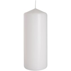 VISCIO Trading 178344 Pillar Candle White 6x6x15cm