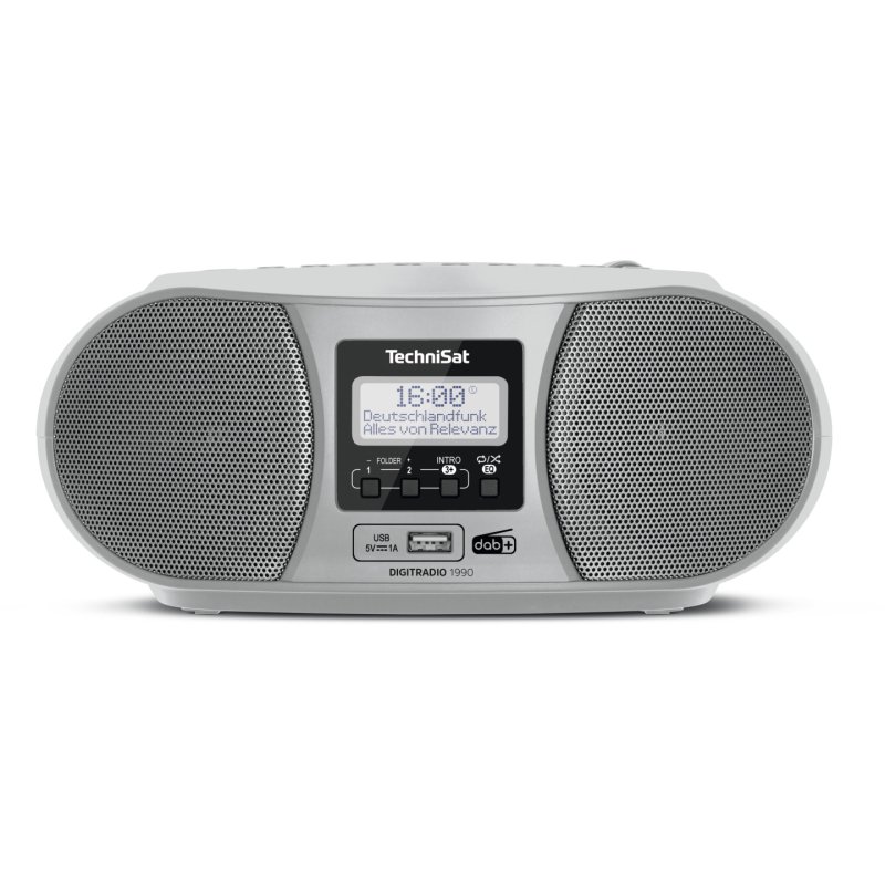 TechniSat DigitRadio 1990 Analog & digital 3 W DAB , FM Silver MP3 playback