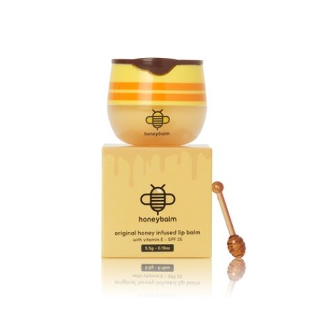 Honeybalm Lip Balm Honey Spf25 - Nourishing Lip Balm With Sun Protection