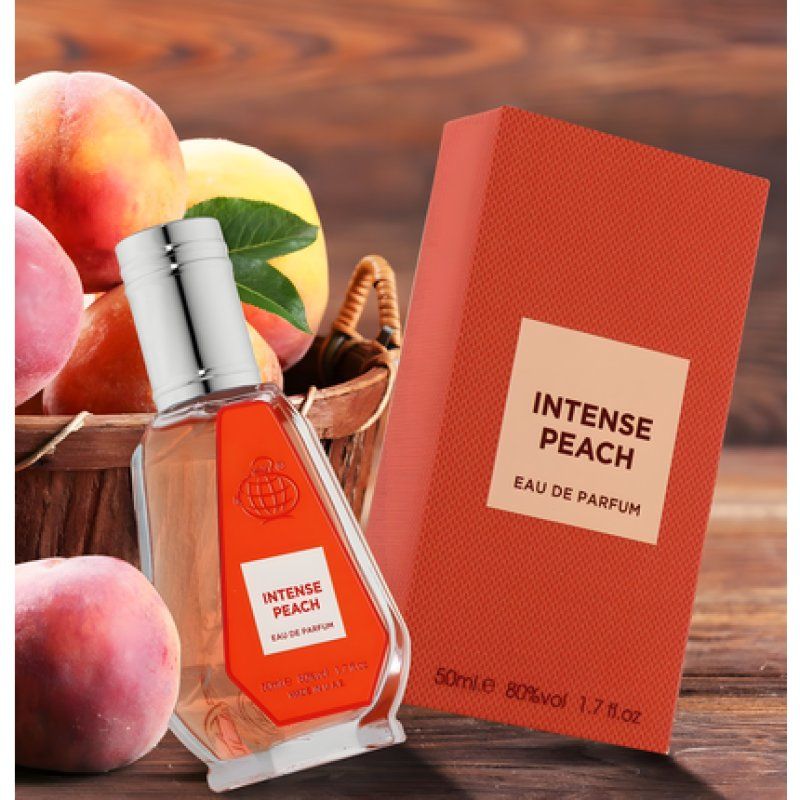 Fragrance World Intense Peach Eau De Parfum, Unisex, 50 Ml