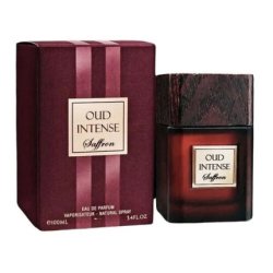 Oud Intense Saffron by Fragrance World Eau De Parfum 100ml 3.4 fl oz For Men