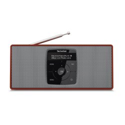 TechniSat DIGITRADIO2S Portable Digital Red, Silver