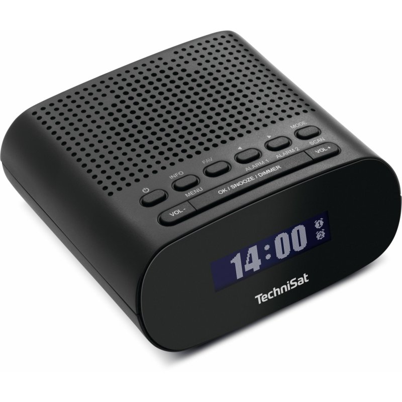 TechniSat TECHNIRADIO 50 Clock Analog & digital Black