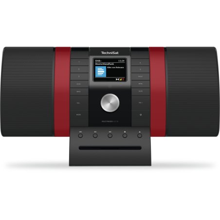 TechniSat MULTYRADIO 4.0 Internet Analog & digital Black, Red