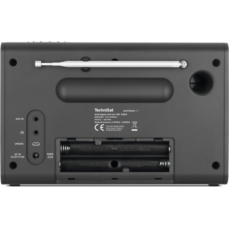 TechniSat DIGITRADIO 217 Portable Analog & digital Black