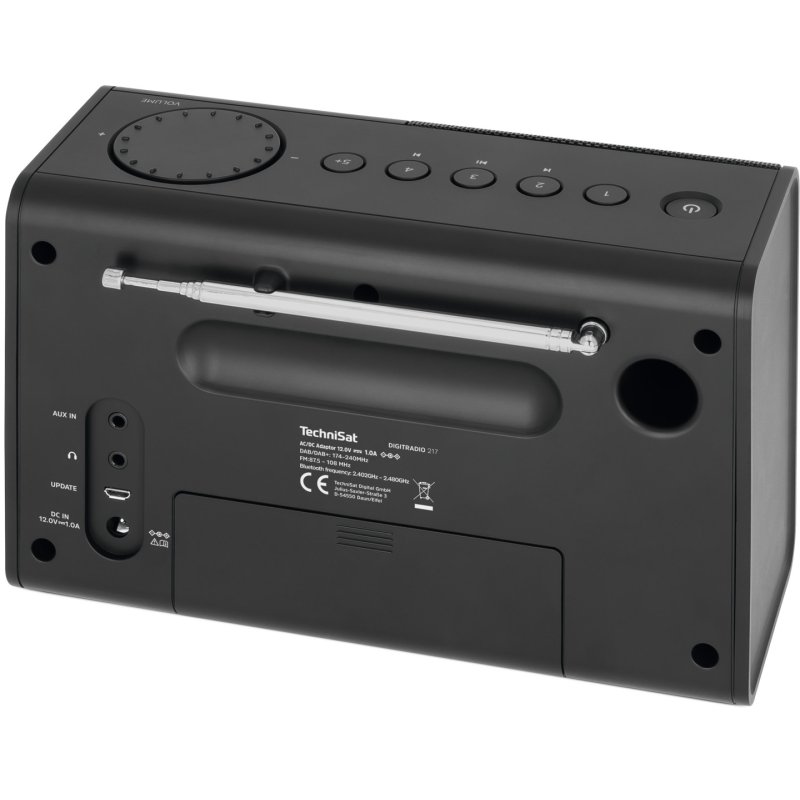 TechniSat DIGITRADIO 217 Portable Analogique et numérique Noir